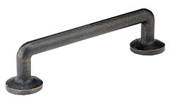 Emtek Sandcast Medium Bronze Rod 3 Inch (76mm) Center to Center, Overall Length 4 Inch Cabinet Hardware Pull / Handle