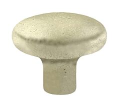 Emtek Sandcast Bronze Round Tumbled White Bronze Cabinet Hardware Knob 1-1/4" Diameter