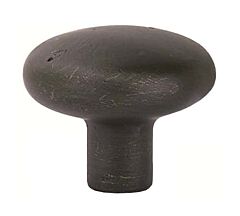Emtek Sandcast Bronze Round Medium Bronze Patina Cabinet Hardware Knob 1-3/4" Diameter