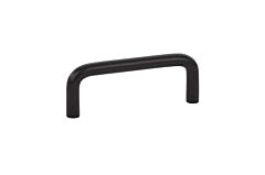 Emtek Wire Oil-Rubbed Bronze 3 Inch (76mm) Center to Center, Overall Length 3-1/4 Inch Cabinet Hardware Pull / Handle 