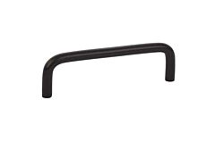 Emtek Wire Oil-Rubbed Bronze 4 Inch (102mm) Center to Center, Overall Length 4-1/4 Inch Cabinet Hardware Pull / Handle