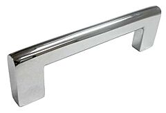 Emtek Trail Polished Chrome 3 Inch (76mm) Center to Center, Overall Length 3-5/8 Inch Cabinet Hardware Pull / Handle