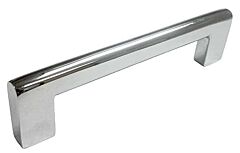 Emtek Trail Polished Chrome 6 Inch (152mm) Center to Center, Overall Length 6-5/8 Inch Cabinet Hardware Pull / Handle