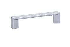 Emtek Trinity Polished Nickel 3-1/2 Inch (89mm) Center to Center, Overall Length 4 Inch Cabinet Hardware Pull / Handle