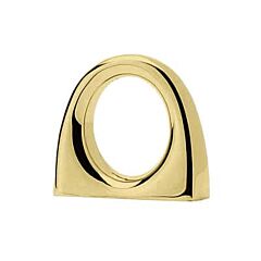 Emtek Brass Ring Flat Brass Cabinet Hardware Knob 1" Center to Center