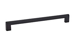 Emtek Trail Flat Black 10 Inch (254mm) Center to Center, Overall Length 10-5/8 Inch Cabinet Hardware Pull / Handle