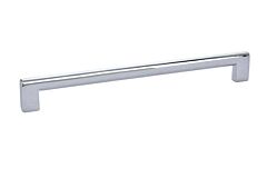 Emtek Trail Polished Chrome 10 Inch (254mm) Center to Center, Overall Length 10-5/8 Inch Cabinet Hardware Pull / Handle