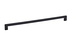 Emtek Trail Flat Black 16 Inch (406mm) Center to Center, Overall Length 16-5/8 Inch Cabinet Hardware Pull / Handle