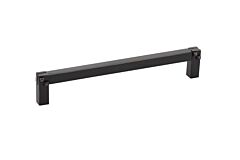 Emtek Mortise & Tenon Oil-Rubbed Bronze 6 Inch (152mm) Center to Center, Overall Length 6-3/8 Inch Cabinet Hardware Pull / Handle
