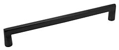Emtek Sandcast Flat Black Bronze Rail Appliance 12 Inch (305mm) Center to Center, Overall Length 12-3/4 Inch Cabinet Hardware Pull / Handle