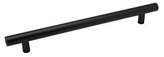 Emtek Bar, Flat Black 12" (305mm) Center to Center, Overall Length 15-1/4" (387mm) Cabinet Hardware Appliance Pull/ Handle