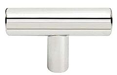 Emtek Brass Bar Polished Chrome Cabinet Hardware Knob 2" Overall Length