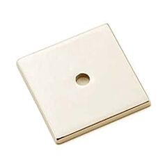 Emtek Art Deco Square Polished Nickel BackPlate for Cabinet Hardware Knob 1-3/16" Diameter