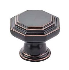 Emtek Transitional Heritage Midvale Oil-Rubbed Bronze Cabinet Hardware Knob 1-3/4" Diameter