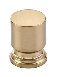 Emtek Transitional Heritage Prosser Satin Brass Cabinet Hardware Knob 1-1/8" Diameter