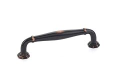 Emtek Blythe Oil-Rubbed Bronze 4 Inch (102mm) Center to Center, Overall Length 4-3/8 Inch Cabinet Hardware Pull / Handle