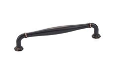 Emtek Blythe Oil-Rubbed Bronze 6 Inch (152mm) Center to Center, Overall Length 6-5/8 Inch Cabinet Hardware Pull / Handle