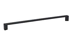 Emtek Trinity Flat Black 12 Inch (305mm) Center to Center, Overall Length 12-1/2" Inch Cabinet Hardware Pull / Handle