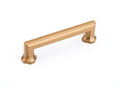 Empire 4" (102mm) Center to Center, 4-7/8" Length, Brushed Bronze Cabinet Pull / Handle