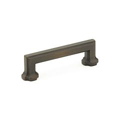 Empire 3-1/2" (89mm) Center to Center, 4" Length, Ancient Bronze Cabinet Pull/ Handle