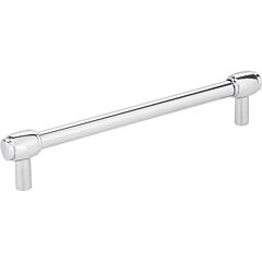 Hayworth Style 6-5/16 Inch (160mm) Center to Center, Overall Length 7-1/16 Inch Polished Chrome Kitchen Cabinet Pull/Handle