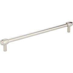 Jeffrey Alexander Hayworth Collection 8-13/16" (224mm) Center to Center, 9-3/4" (247.5mm) Overall Length Polished Nickel Cabinet Pull/Handle