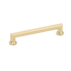 Empire 6" (152mm) Center to Center, 6-1/2" Length, Signature Satin Brass Cabinet Pull/ Handle