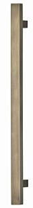 Omnia Ultima II Modern Style 8" (203mm) Center to Center, Overall Length 10" Lacquered Antique Brass Cabinet Pull / Handle