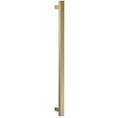 Omnia Ultima II 18" (457mm) Center to Center, Overall Length 20" (508mm) Lacquered Satin Brass Appliance Pull / Handle