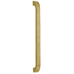 Omnia Ultima II Arched 12" (305mm) Center to Center, Overall Length 12-3/4" Lacquered Satin Brass Back to Back Appliance Pull / Handle