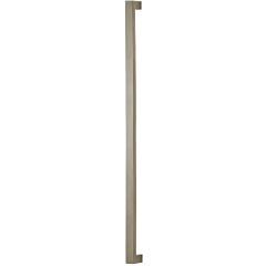 Omnia Ultima II Square Post Pull 12" (305mm) Center Holes 12-7/16" (316mm) Length, Lacquered Satin Nickel Plated