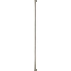 Omnia Ultima II Square Post Pull 18" (457mm) Center Holes 18-7/16" (468mm) Length, Lacquered Satin Nickel Plated