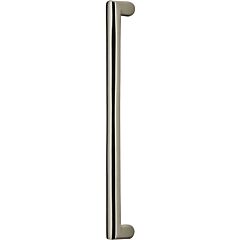 Omnia Ultima II Round Post Pull 6" (152mm) Center Holes 6-7/16" (163.5mm) Length, Lacquered Satin Nickel Plated
