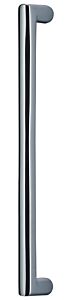 Omnia Ultima II Round Post Pull 6" (152mm) Center Holes 6-7/16" (163.5mm) Length, Polished Chrome Plated