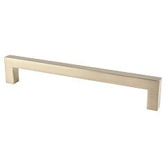 Contemporary Advantage One 6-5/16" (160mm) Center to Center, 6-23/32" (170.5mm) Overall Length Champagne Square Pull