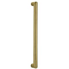 Omnia Ultima II 12" (305mm) Center to Center, Overall Length 12-3/4" in Lacquered Satin Brass Back to Back Appliance Pull / Handle