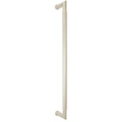 Omnia Ultima III Round Grip 18" (457mm) Center to Center, Overall Length 18-3/4" Lacquered Polished Nickel Plated Back to Back Appliance Pull / Handle