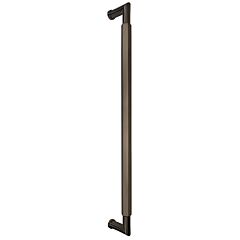 Omnia Ultima III Hex Grip 18" (457mm) Center to Center, Overall Length 18-3/4" Lacquered Oil Rubbed Black Back to Back Appliance Pull / Handle