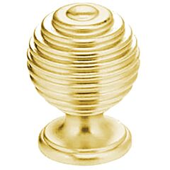 Legacy 1-3/16" (30mm) Length Lacquered Polished Brass Cabinet Hardware Knob