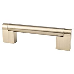 Contemporary Advantage Three 3-3/4" (96mm) Center to Center, 4-3/16" (106.5mm) Overall Length Champagne Bar Pull
