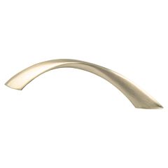 Contemporary Advantage Five 3-3/4" (96mm) Center to Center, 5-1/16" (128mm) Overall Length Champagne Twisted Arch Pull