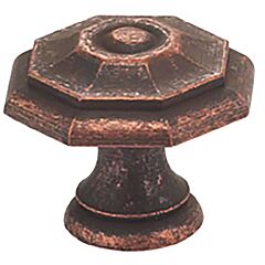Omnia Legacy 1" (25.4mm) Diameter Vintage Copper CabinetKnob