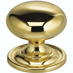 Legacy 1-9/16" (40mm) Diameter Lacquered Polished Brass Cabinet Hardware Knob