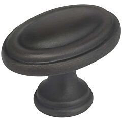 Omnia Legacy 1-3/8" (35mm) Length in Lacquered Oil Rubbed Black Cabinet Hardware Knob