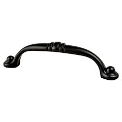 Traditional Advantage Three 3-3/4" (96mm) Center to Center, 4"(102mm) Overall Length Matte Black Antique Pull