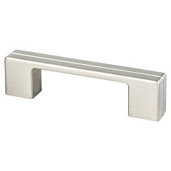 Skyline 3" (76mm) and 3-3/4" (96mm) Center to Center, 4-3/16" (106.5mm) Overall Length Brushed Nickel Pull