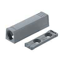 Blum 956.1201 Hinge TIP-ON In-Line Adapter Plate for Standard Doors, Nickel Plated