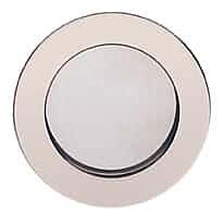 Omnia Modern Cup Style 2 Inch (51mm) Overall Diameter Lacquered Polished Nickel Plated Flush Pull
