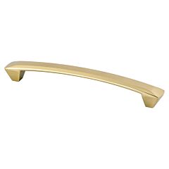 Laura 6-5/16" (160mm) Center to Center, 7-1/4" (184mm) Overall Length Modern Brushed Gold Pull