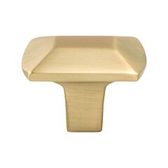 Laura 1-7/16" (37mm) Overall Length Modern Brushed Gold Knob